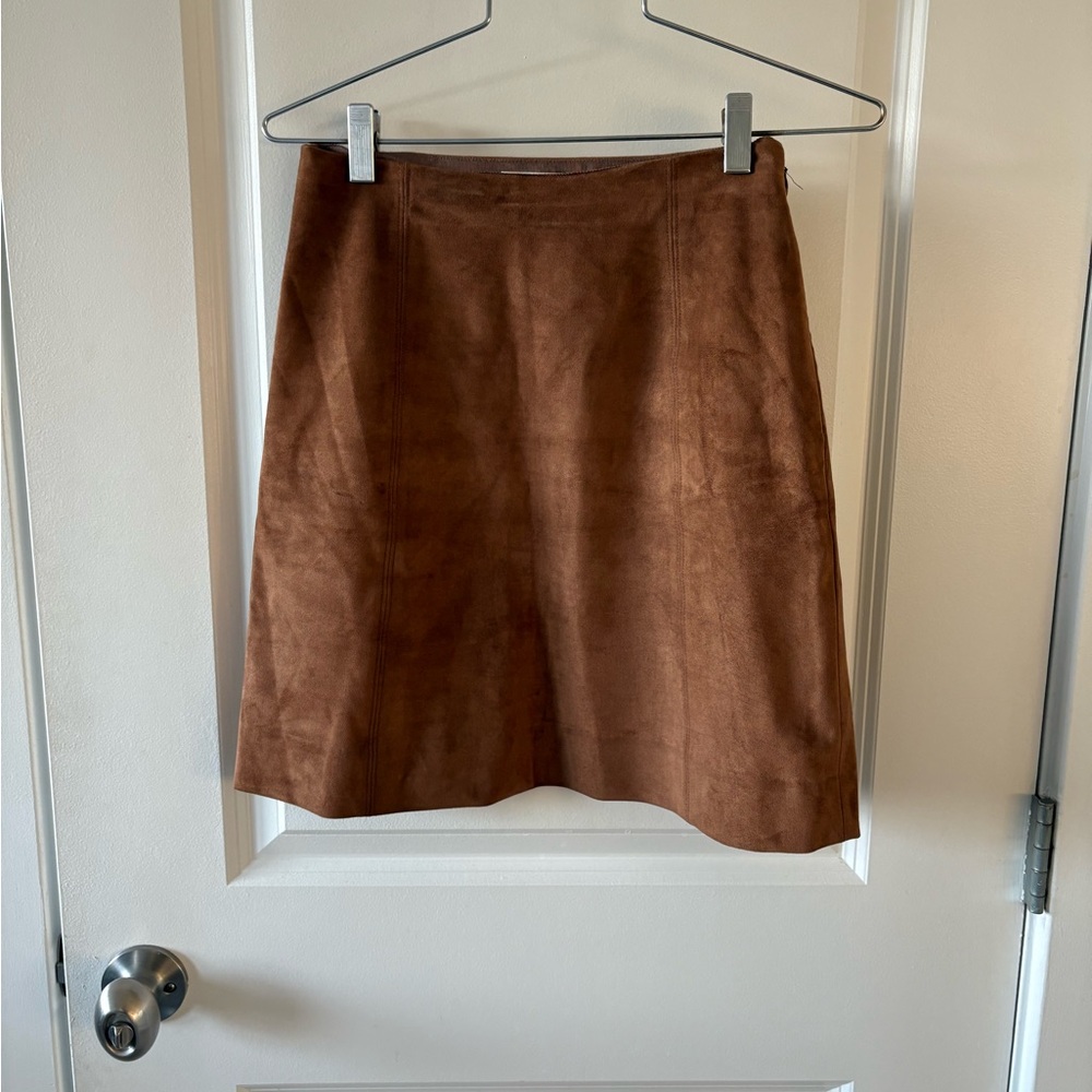 Babaton Rich Brown Mini Skirt from Aritzia